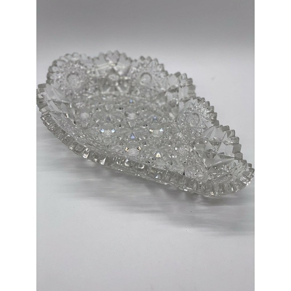 Vintage ABP Cut Glass Hunts Royal Trinket Tray C20 - Picture 9 of 12